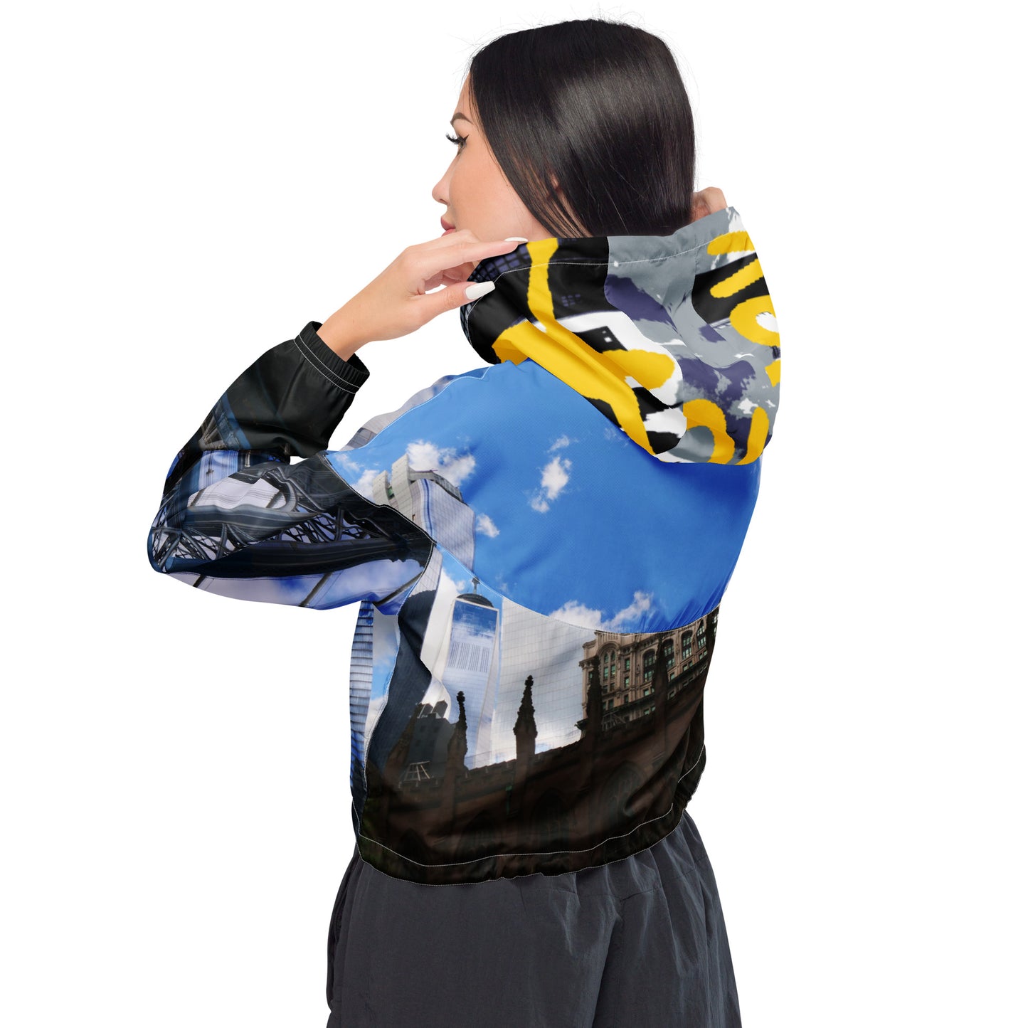 OliDayTours Bauchfreier Damen-Windbreaker (feat. DJ Fitschi)