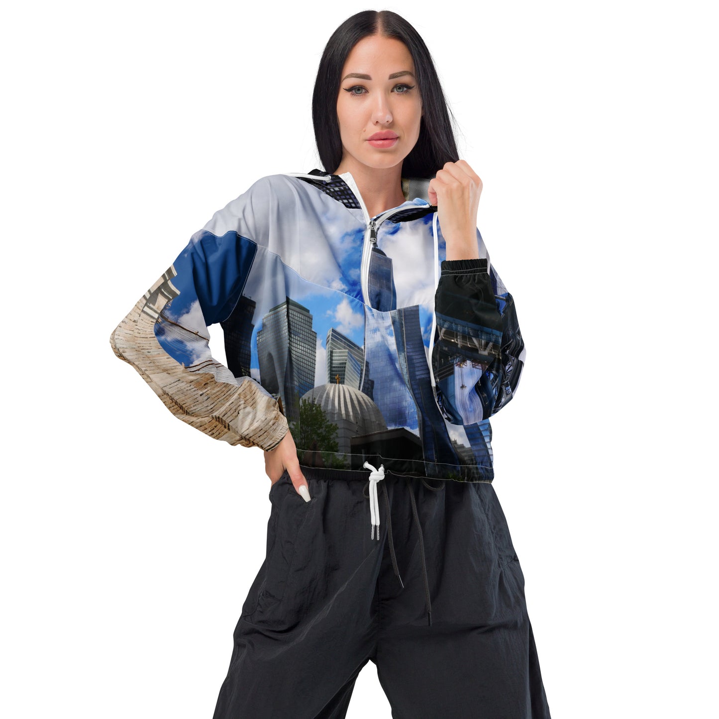 OliDayTours Bauchfreier Damen-Windbreaker (feat. DJ Fitschi)
