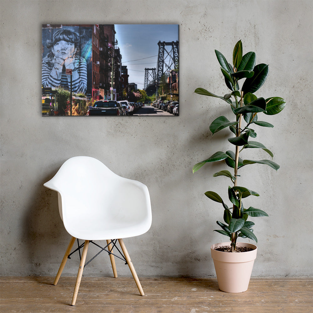 OliDayTours Leinwand Williamsburg Bridge (feat. DJ Fitschi)