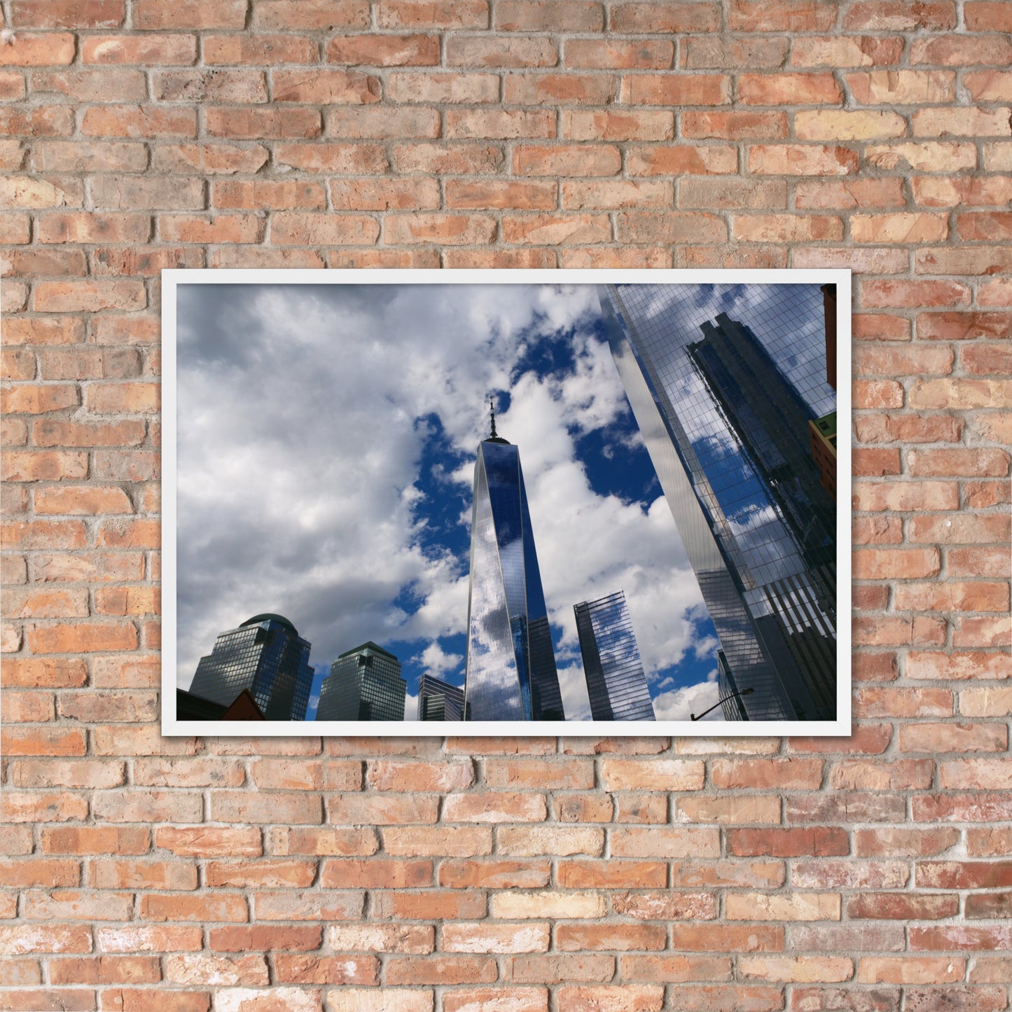 OliDayTours gerahmtes Poster WTC (feat. DJ Fitschi)