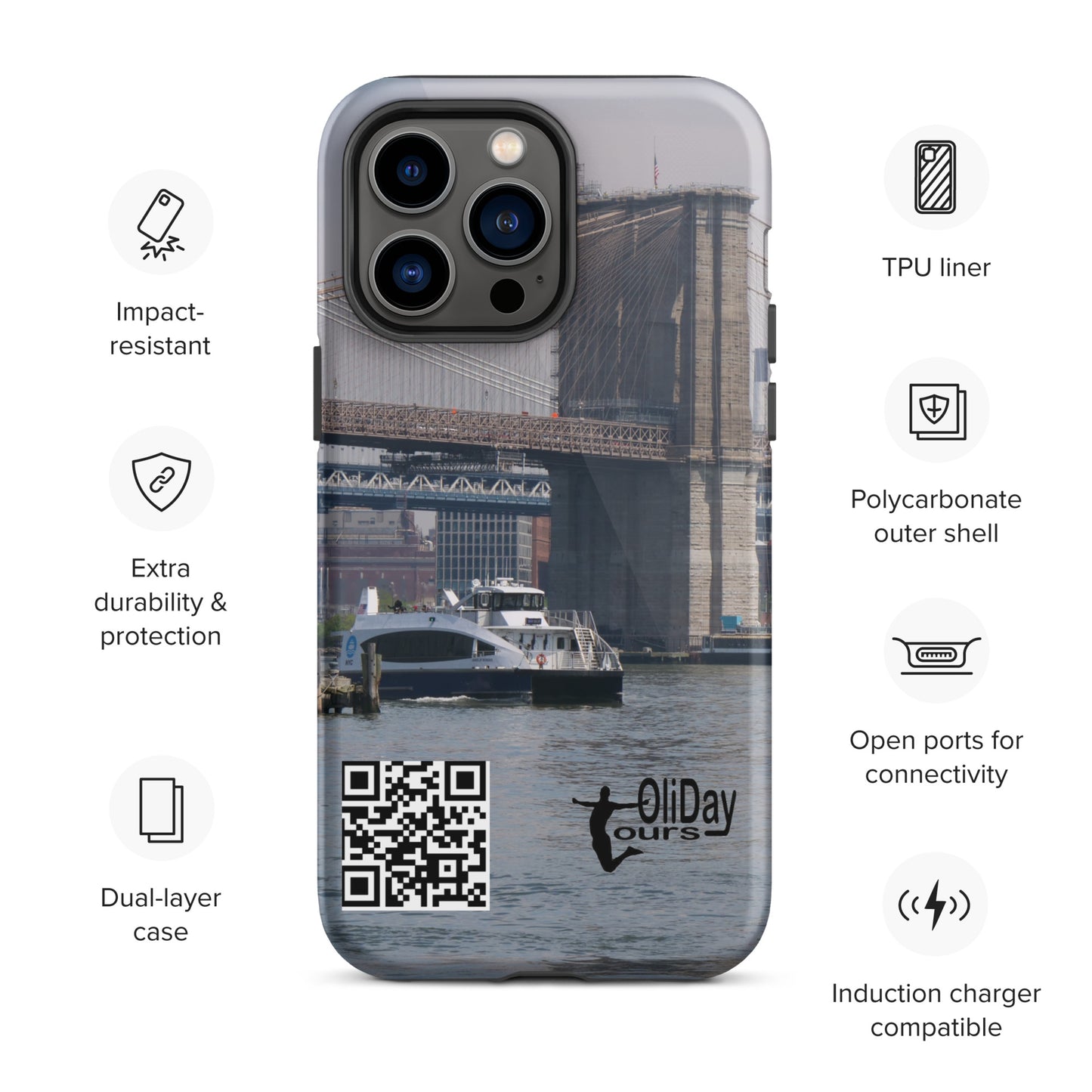 Brooklyn Bridge NYC Ferry Olidaytours iPhone® Handyhülle