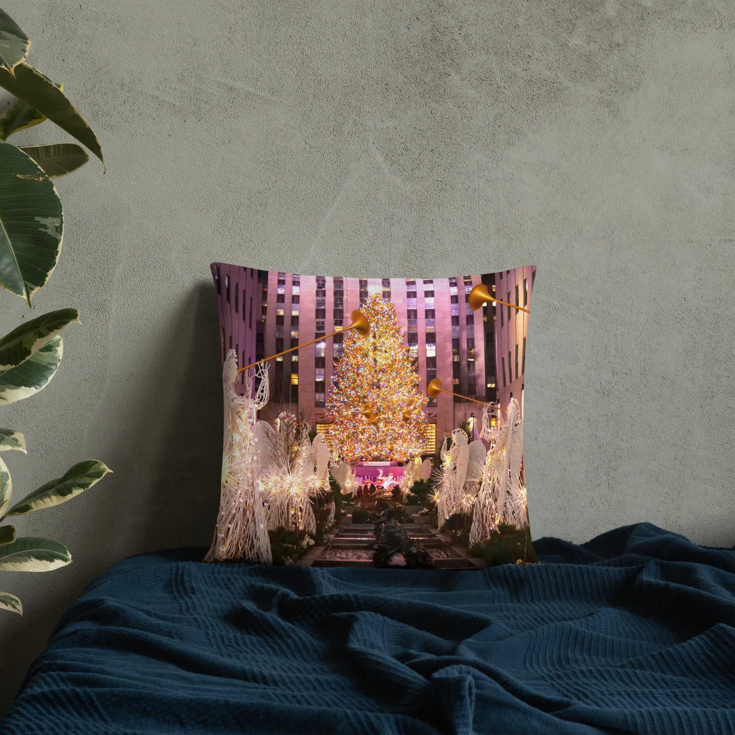 ODTC Premium-Kissen "NYC Collection Christmas Tree/Skyline"