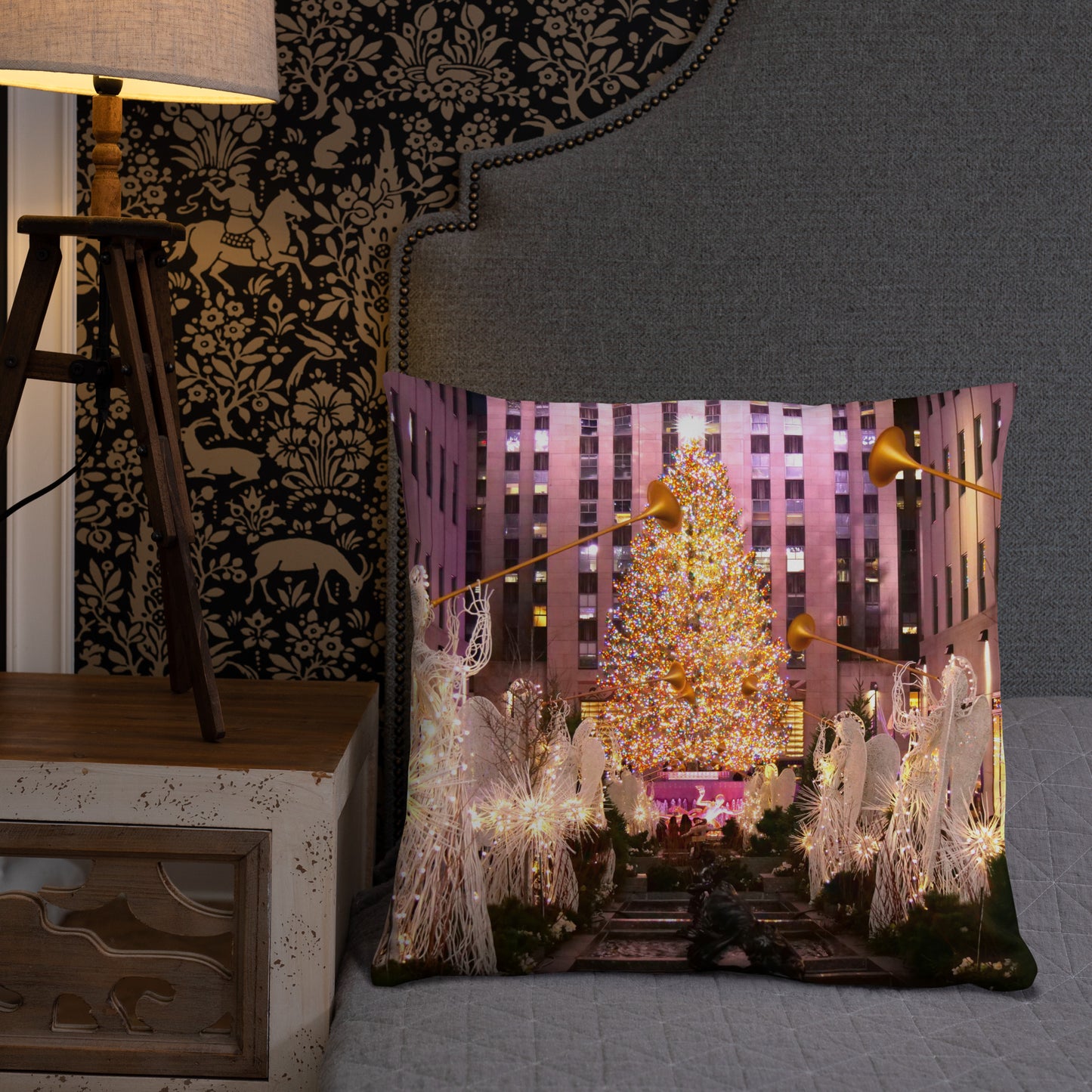 ODTC Premium-Kissen "NYC Collection Christmas Tree/Skyline"
