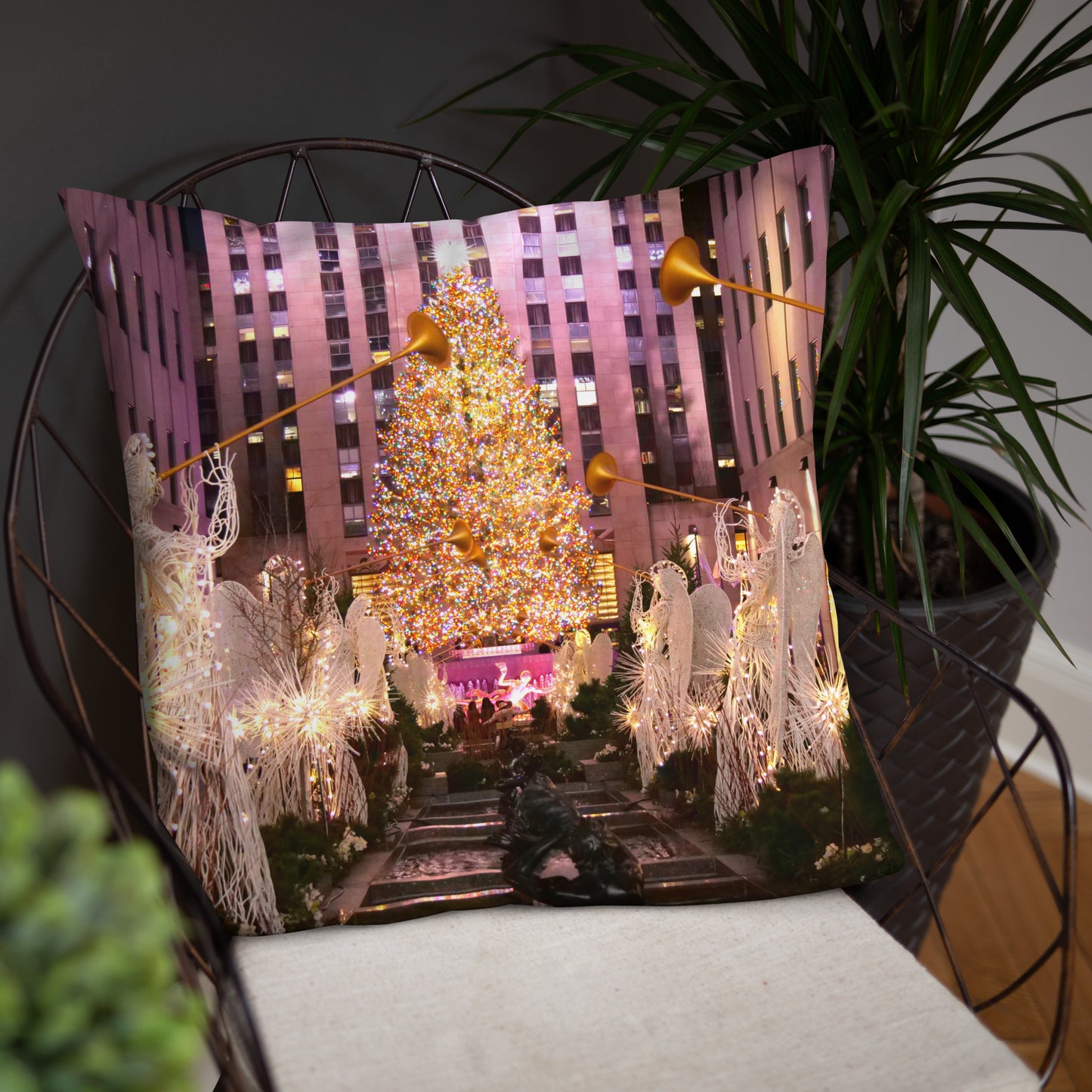 ODTC Premium-Kissen "NYC Collection Christmas Tree/Skyline"