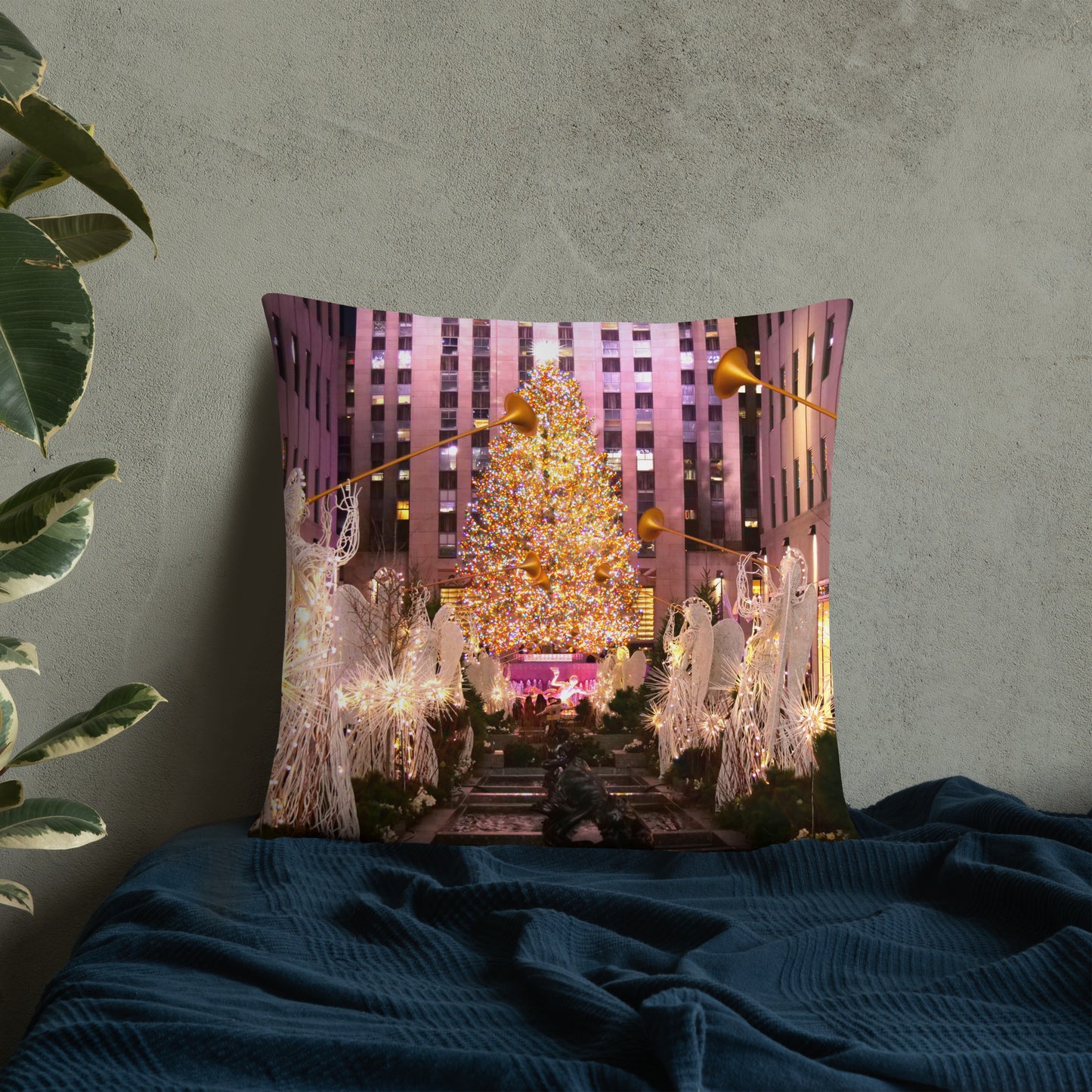 ODTC Premium-Kissen "NYC Collection Christmas Tree/Skyline"