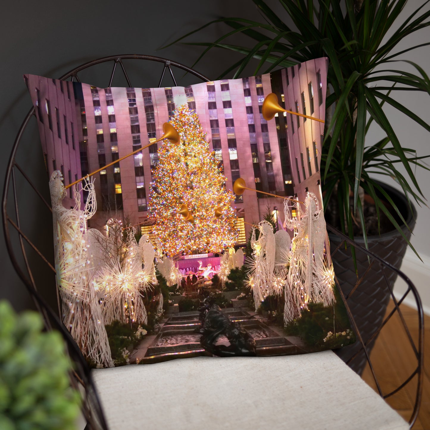 ODTC Premium-Kissen "NYC Collection Christmas Tree/Skyline"
