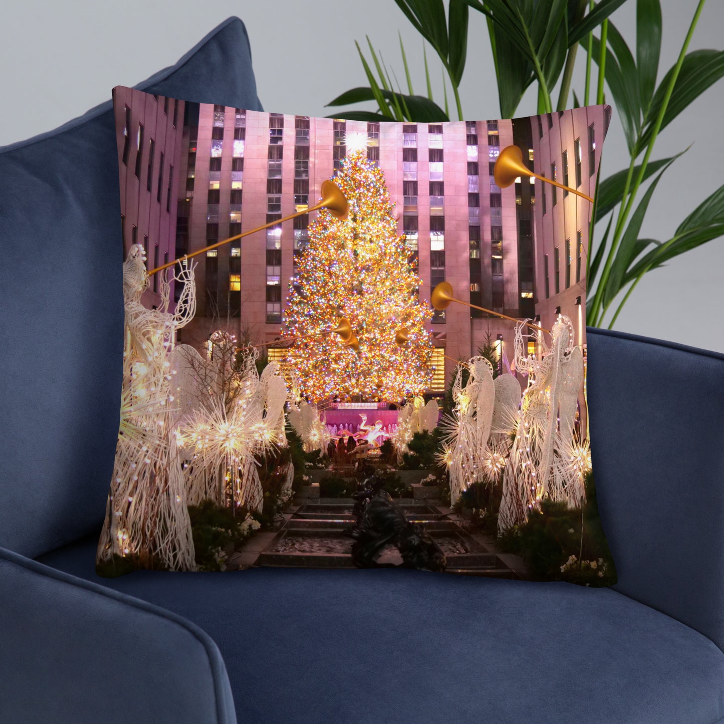 ODTC Premium-Kissen "NYC Collection Christmas Tree/Skyline"
