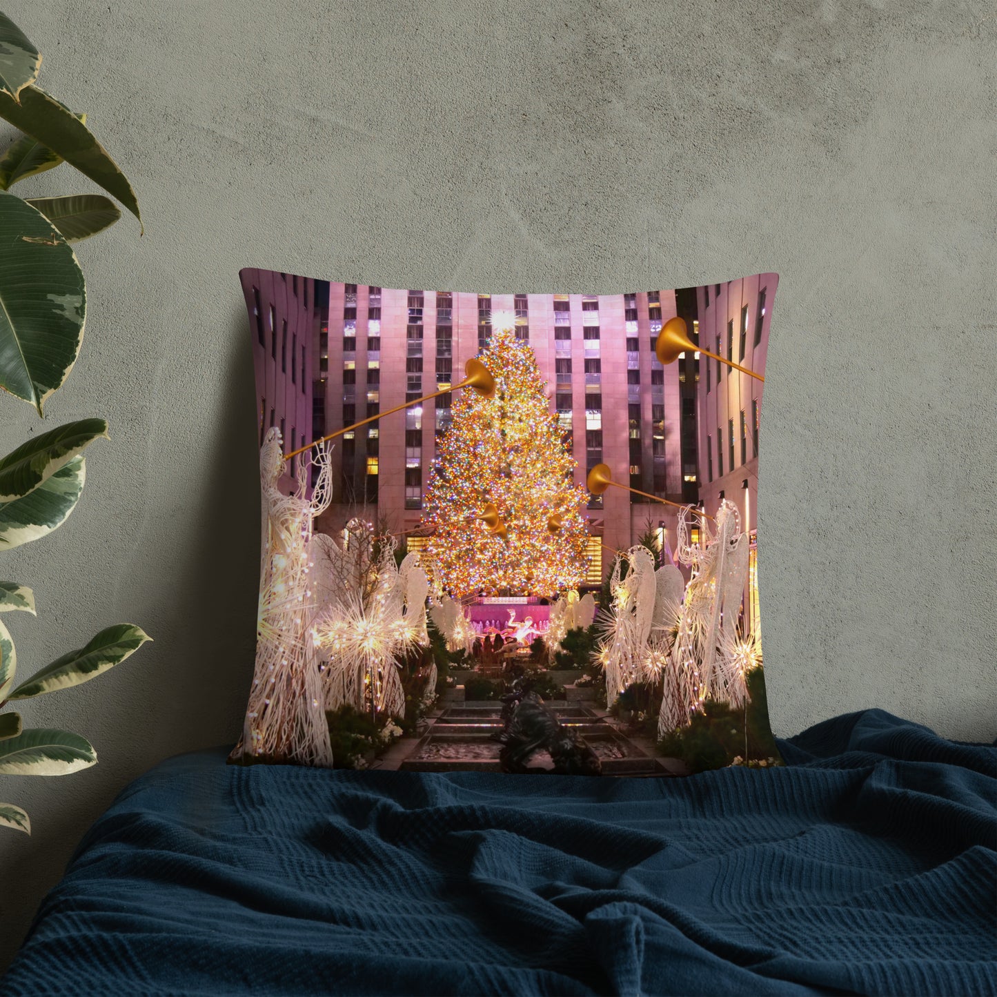 ODTC Premium-Kissen "NYC Collection Christmas Tree/Skyline"