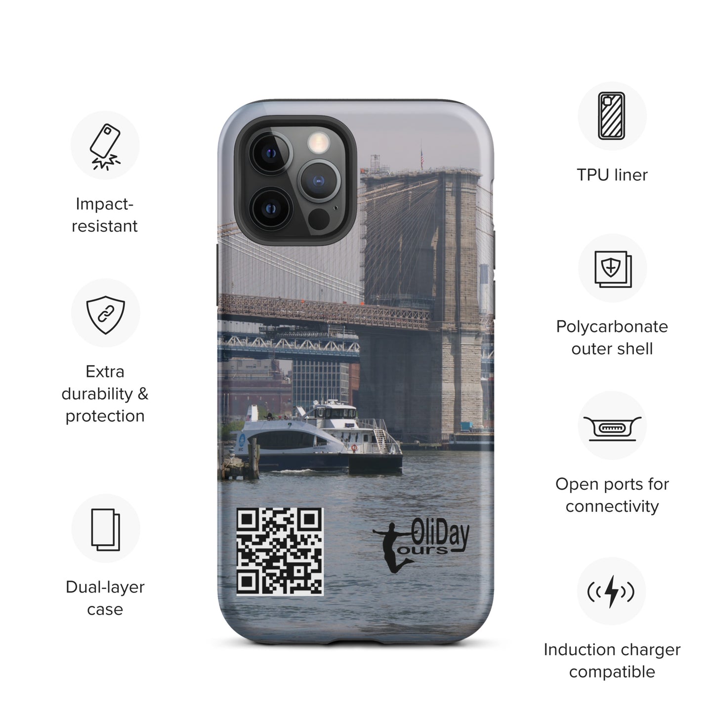 Brooklyn Bridge NYC Ferry Olidaytours iPhone® Handyhülle