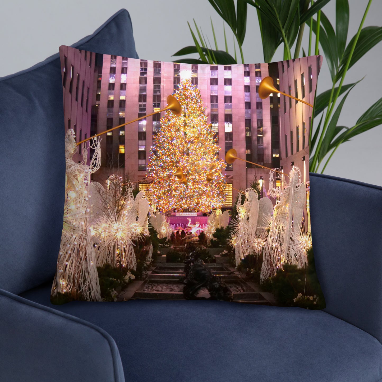 ODTC Premium-Kissen "NYC Collection Christmas Tree/Skyline"